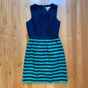 Vineyard Vines Navy/Green Dress (Size 4)